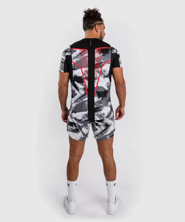 Venum Electron 3.0 Dry-Tech t-shirt - GreyRed – Image 2