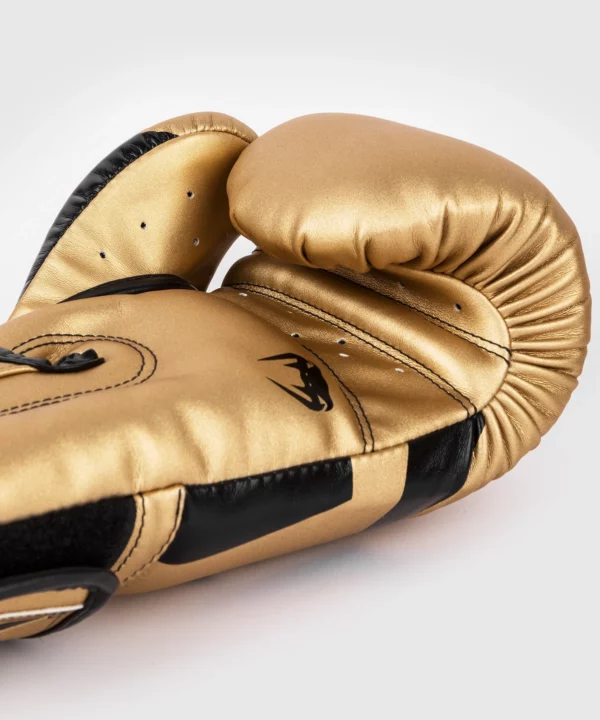 Venum Elite Boxing Gloves - Gold/Black – Image 3