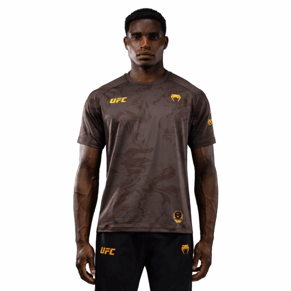 T-shirt Dry-Tech UFC Fusion by Venum Fight Week - Marron Terrestre