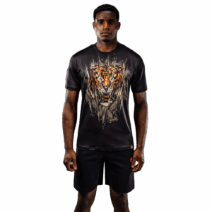T-Shirt Dry-Tech Venum Tiger - Noir/Orange