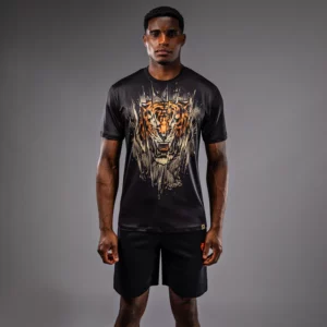 T-Shirt Dry-Tech Venum Tiger - Noir/Orange
