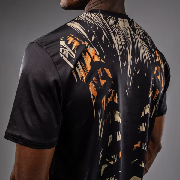 T-Shirt Dry-Tech Venum Tiger - Noir/Orange – Image 4