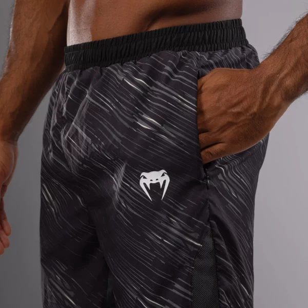 Short d'entrainement Venum Rapid - Noir/Gris Orage – Image 2