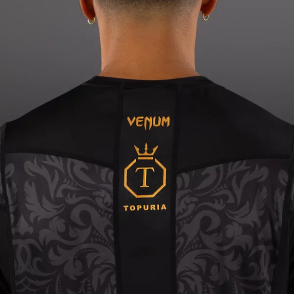 T-shirt Dry-Tech Venum x Topuria Unmatched Edition - Noir/Or – Image 2