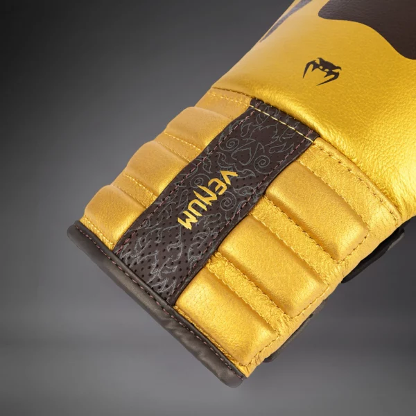 Gants de Boxe Venum Reverso - Chocolat / Or – Image 3