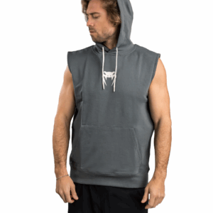 Sweats à capuche sans manches Venum Sparring - Gris