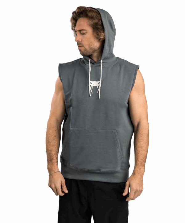 Sweats à capuche sans manches Venum Sparring - Gris