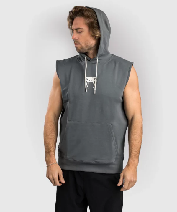 Sweats à capuche sans manches Venum Sparring - Gris – Image 3