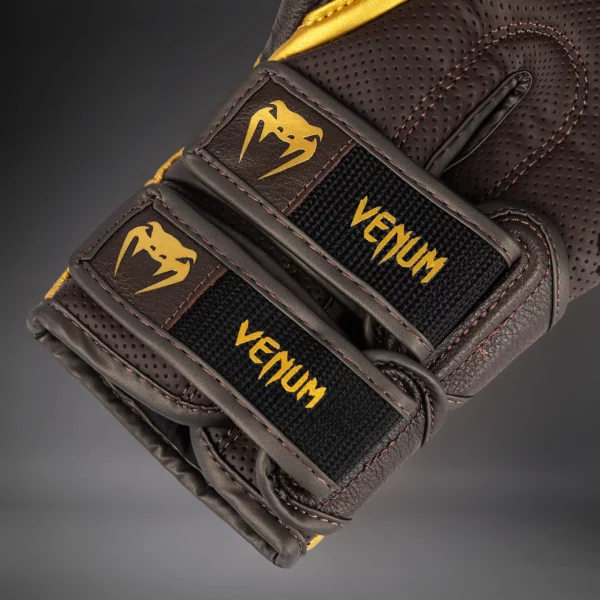 Gants de Boxe Venum Reverso - Chocolat / Or – Image 4