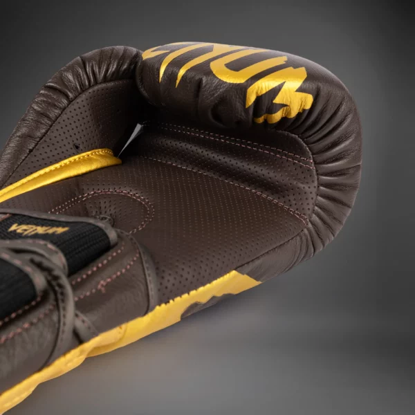 Gants de Boxe Venum Reverso - Chocolat / Or – Image 2